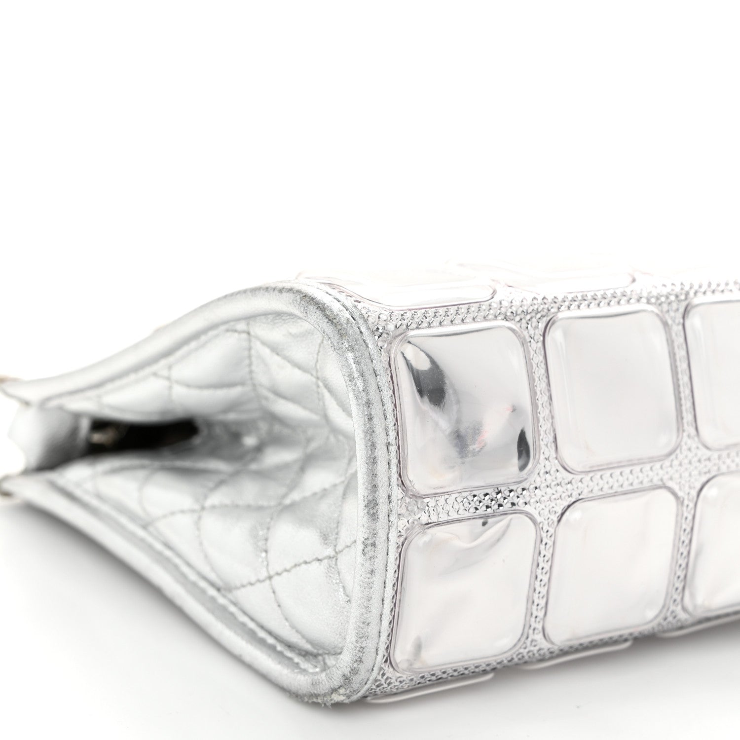 Chanel Vinyl Ice Cube Pochette 9 of 12