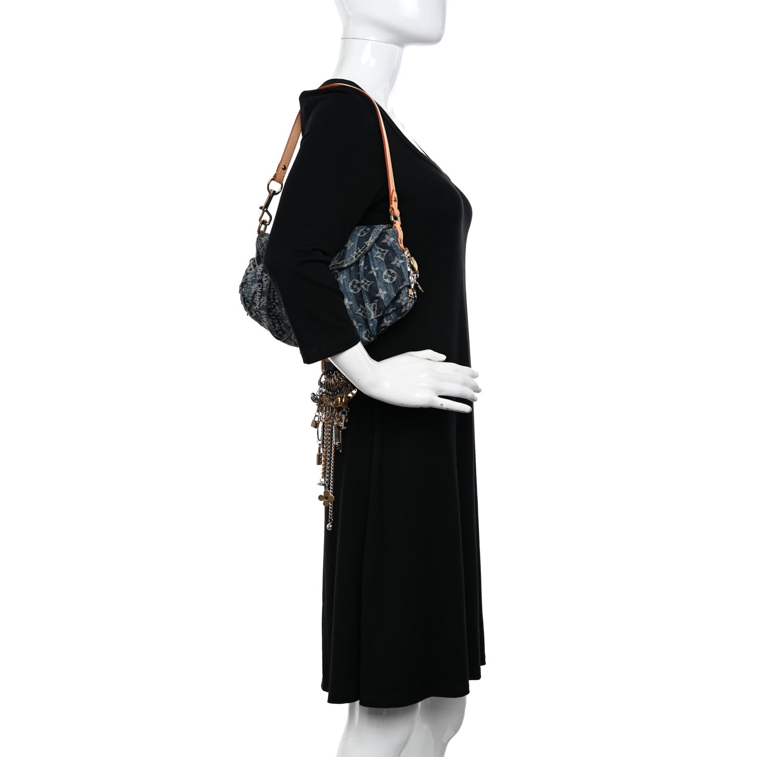 Louis Vuitton Denim Raye Judy Blame Mini Pleaty 2 of 12