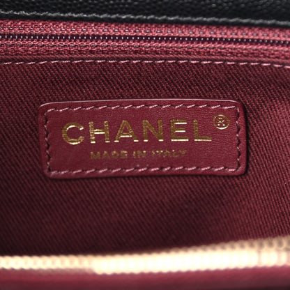 Chanel Caviar Quilted Medium Coco Handle Flap Black 6 of 11