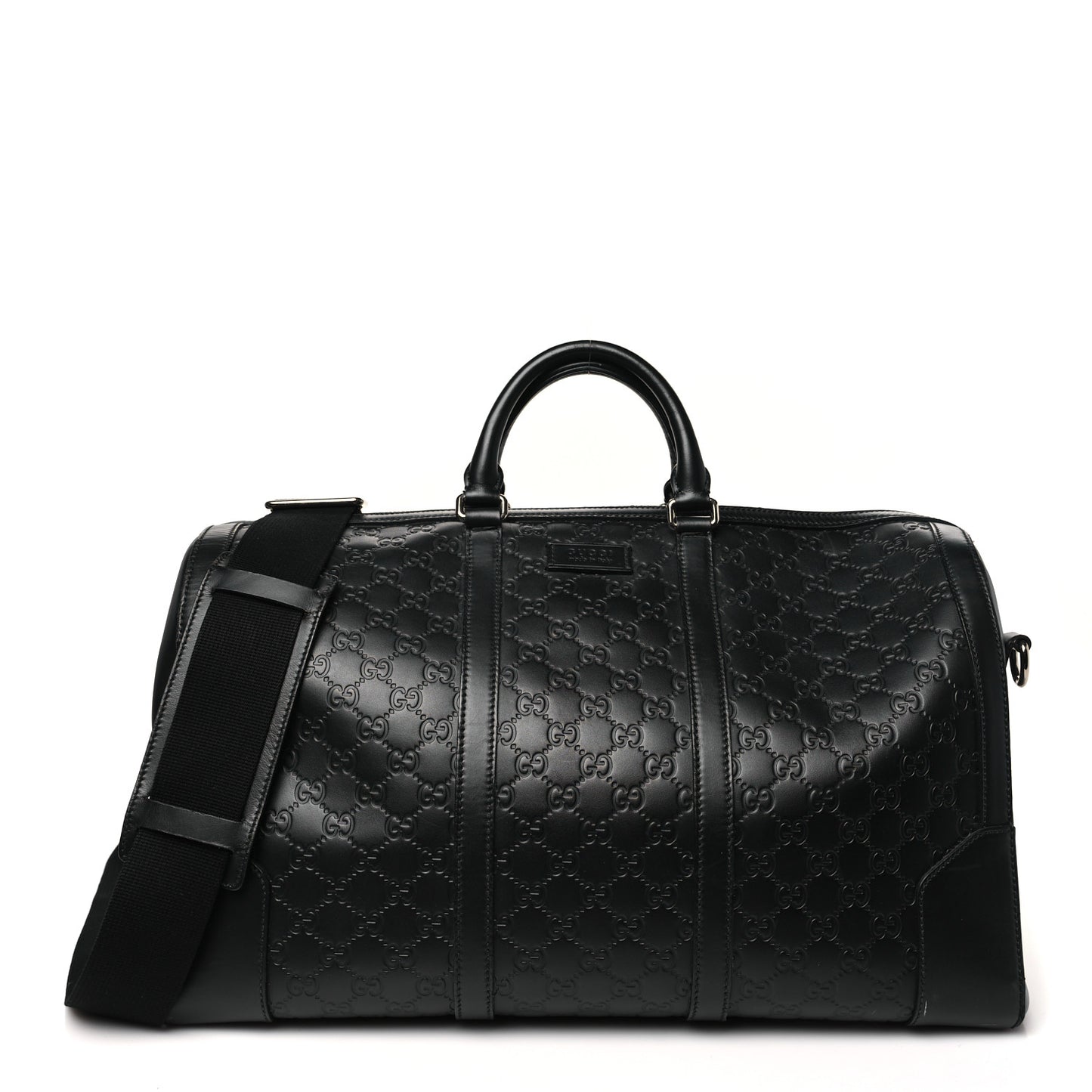 Guccissima Signature Medium Duffle Black