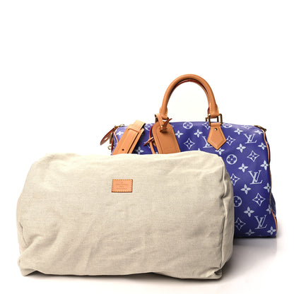 Louis Vuitton Calfskin Monogram Speedy P9 Bandouliere 40 Amethyst 3 of 14