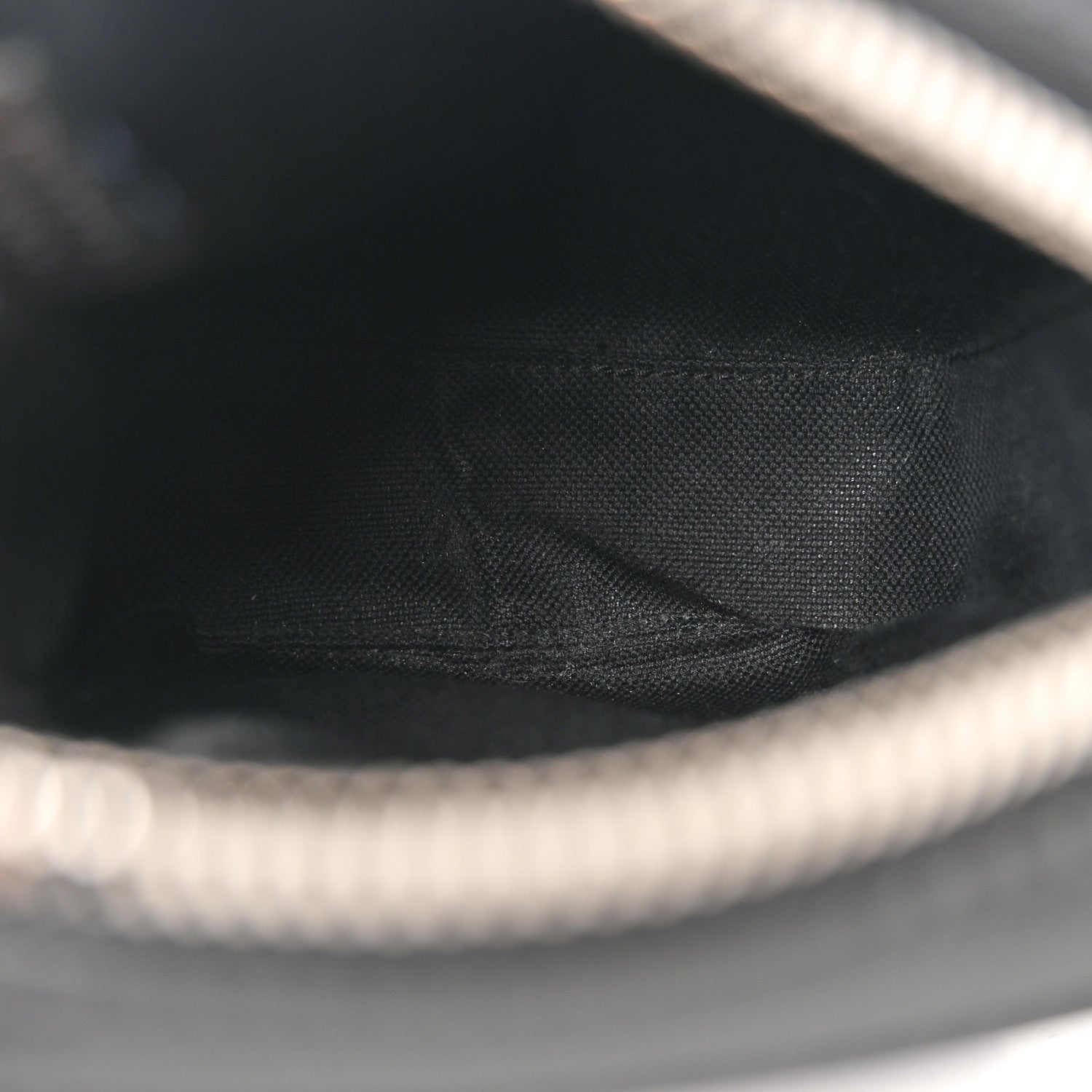 Gucci GG Supreme Monogram Appia Calfskin Web Small Camera Messenger Bag Black Grey 5 of 11