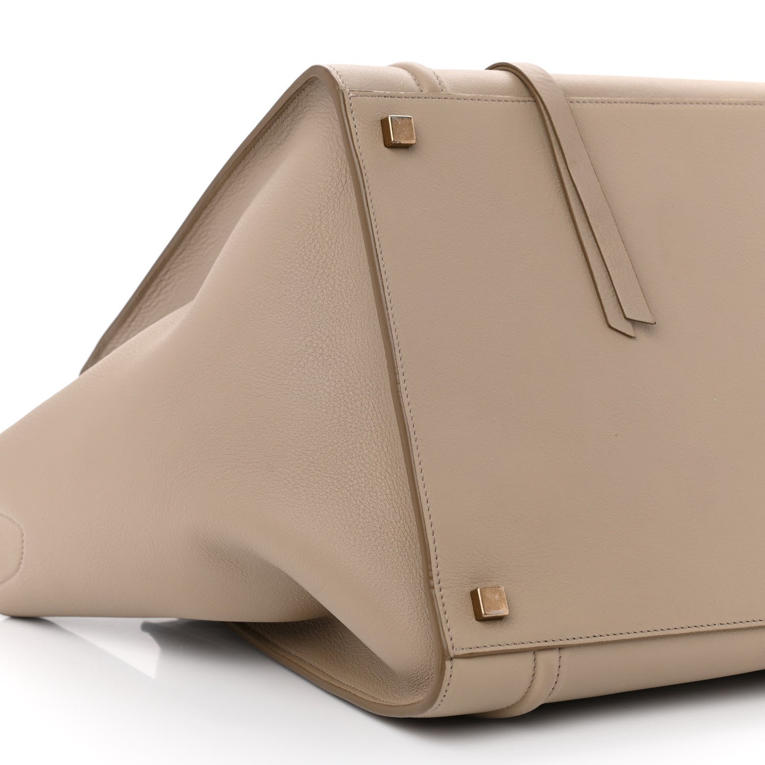 Celine Supple Calfskin Medium Phantom Luggage Beige 9 of 10