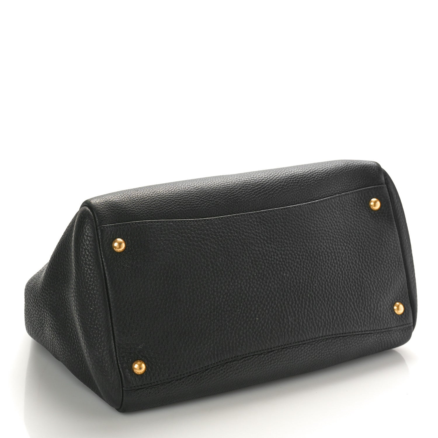 Prada Vitello Daino Shopping Satchel Black 4 of 13