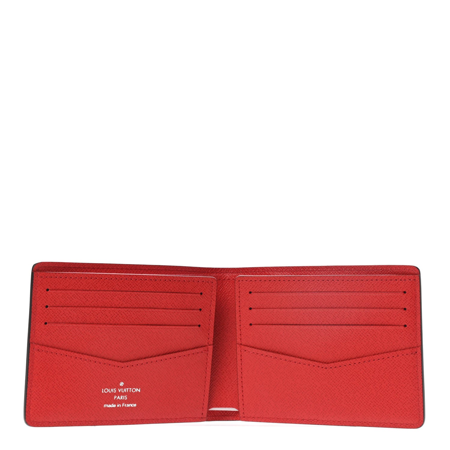 Louis Vuitton X SUPREME Epi Slender Wallet Red 5 of 6
