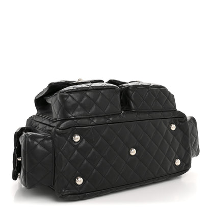 Chanel Calfskin Quilted Large Cambon Multipocket Reporter Black 4 of 15