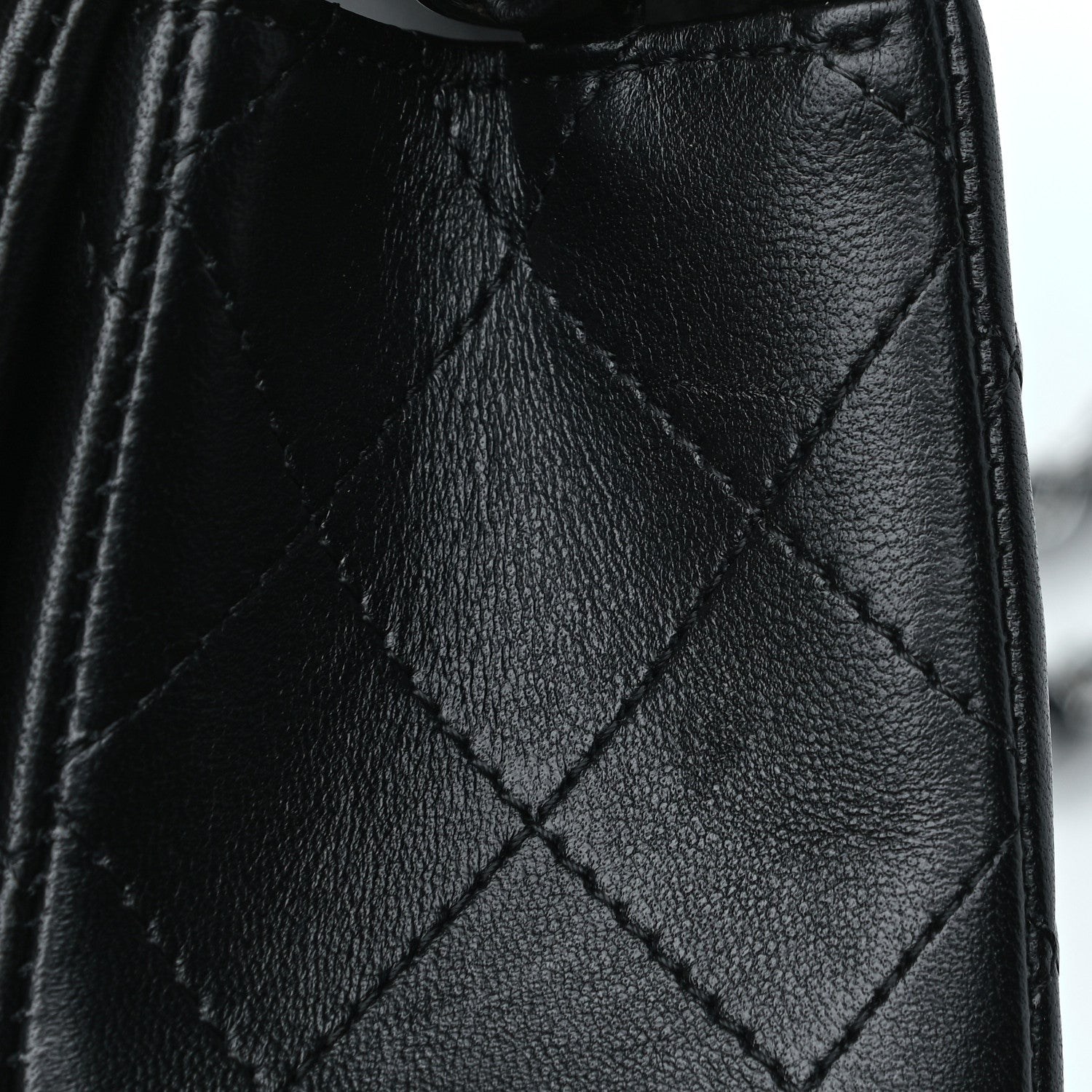 Chanel Lambskin Quilted Mini Rectangular Flap Black 19 of 22