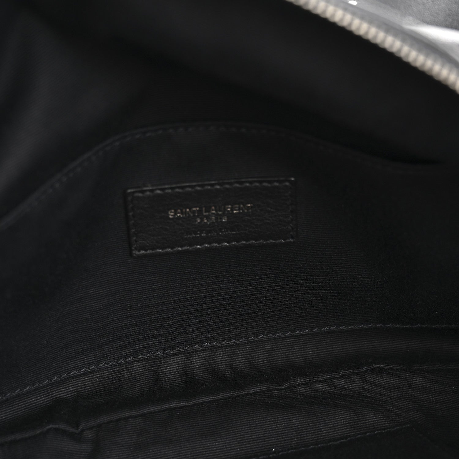 Saint Laurent Calfskin Monogram Belt Bag Black 5 of 12