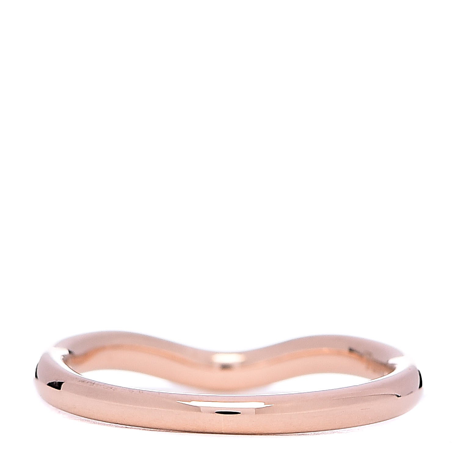 Tiffany 18K Rose Gold 2mm Elsa Peretti Wedding Band Ring 50 5.25 4 of 6