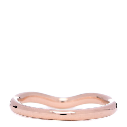 Tiffany 18K Rose Gold 2mm Elsa Peretti Wedding Band Ring 50 5.25 4 of 6