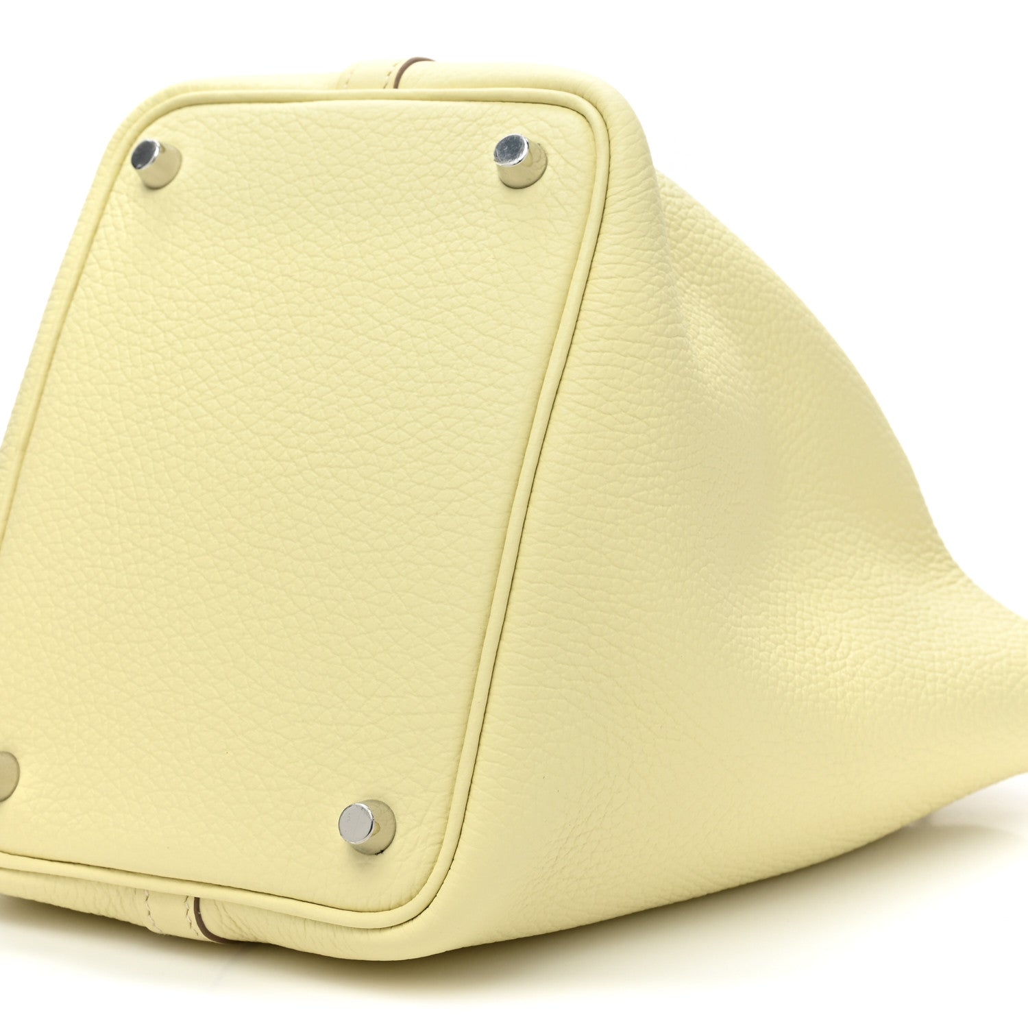 Hermes Taurillon Clemence Picotin Lock 18 PM Jaune Milton 8 of 9