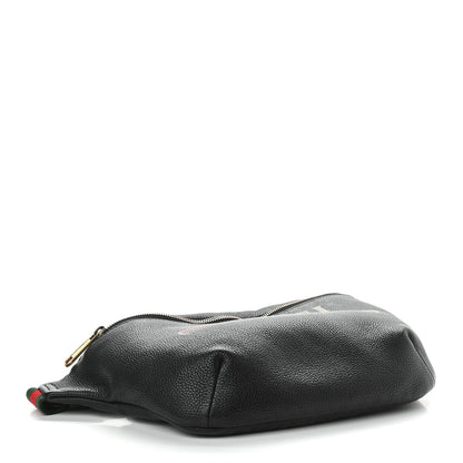 Gucci Grained Calfskin Logo Belt Bag Black 4 of 9