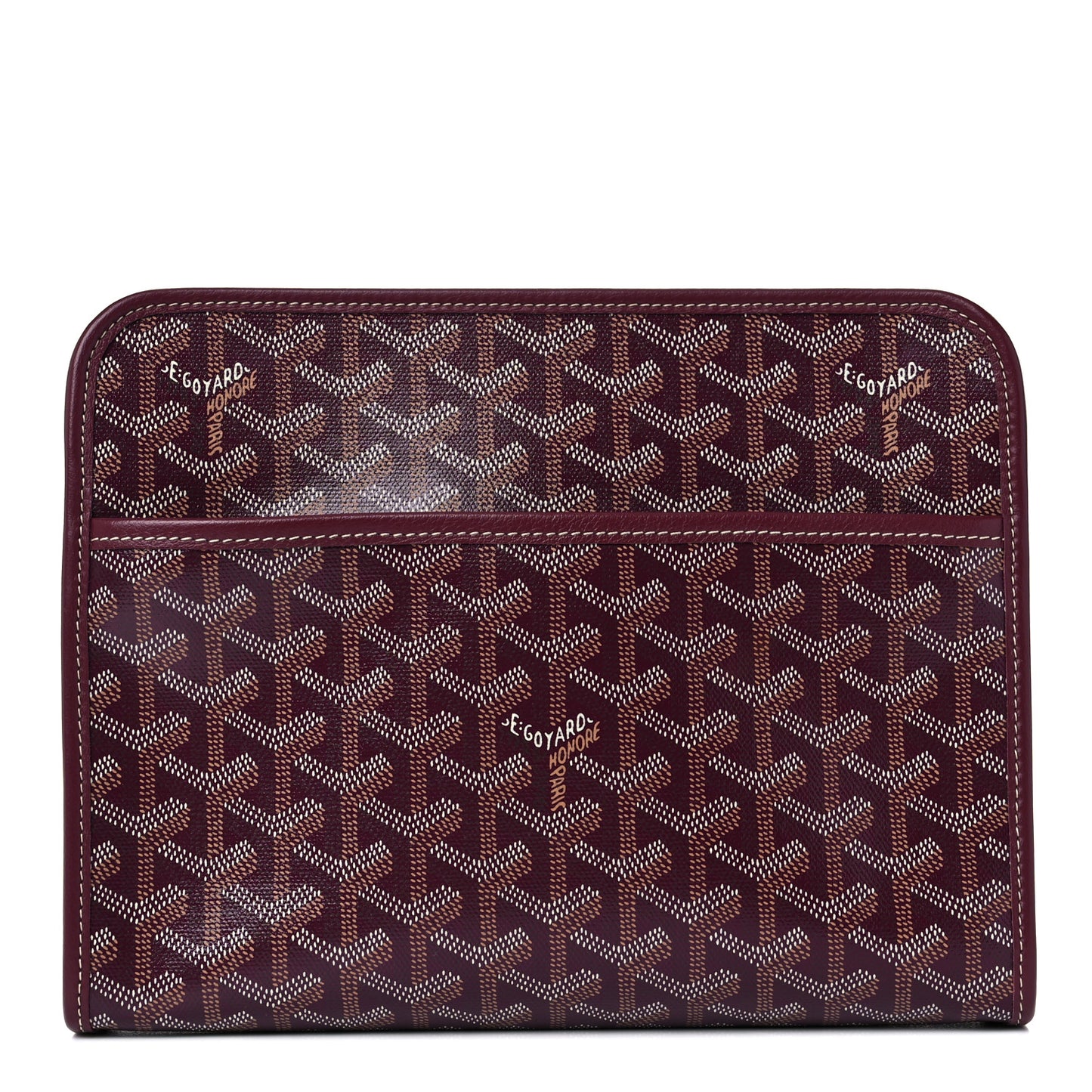 Goyardine Jouvence Toiletry Pouch Burgundy