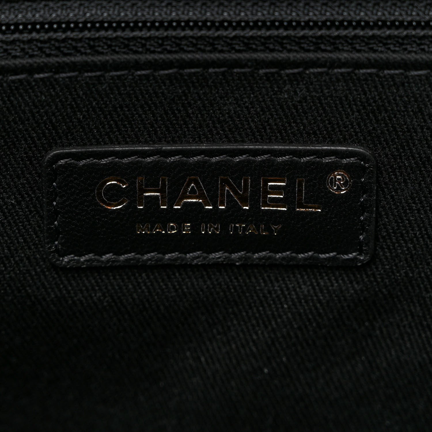 Chanel Mixed Fibers Calfskin Striped Deauville Tote Black 6 of 10