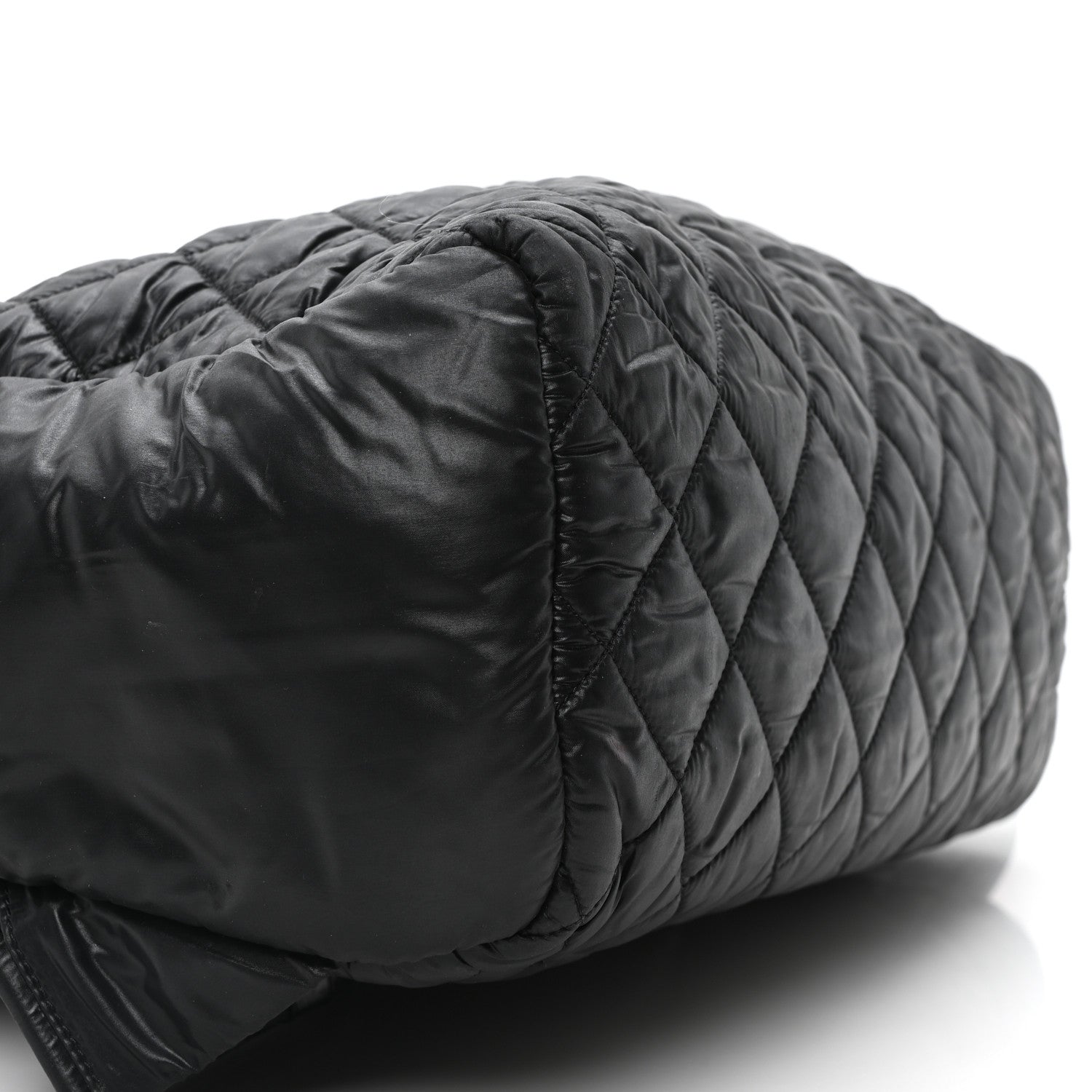 Chanel Nylon Quilted Coco Cocoon Backpack Black 9 of 11