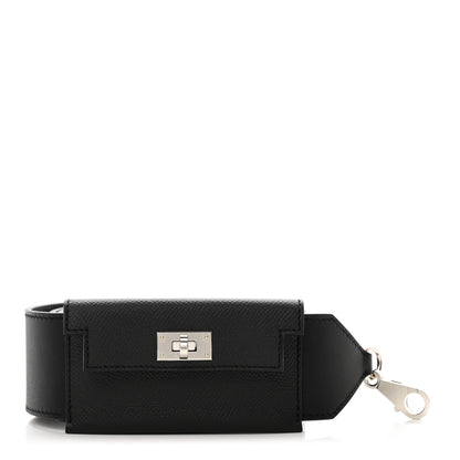 Hermes Swift Epsom Pocket Kelly Shoulder Strap Black 1 of 3