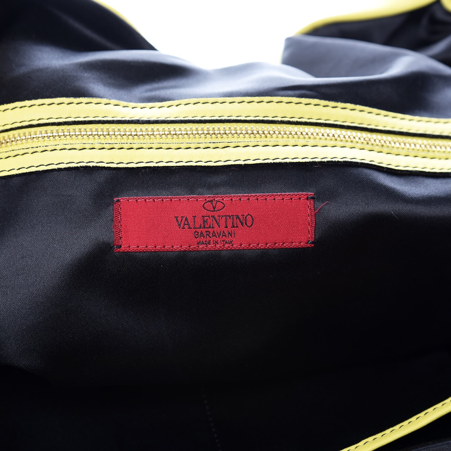 Valentino Garavani Nappa 360 Bow Shoulder Bag Yellow 8 of 9
