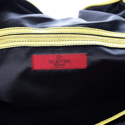 Valentino Garavani Nappa 360 Bow Shoulder Bag Yellow 8 of 9