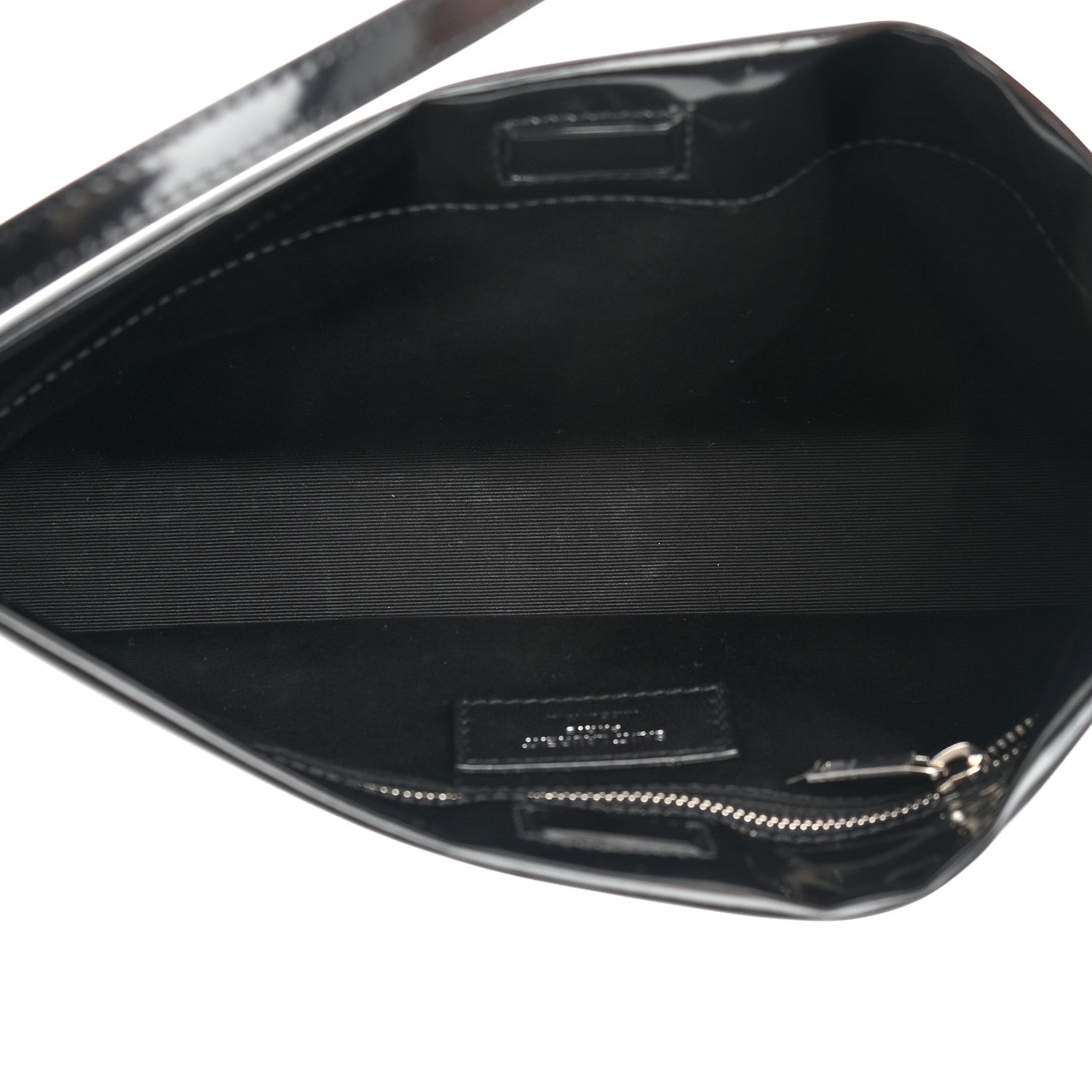 Saint Laurent Patent Calfskin Small Suzanne Rigid Shoulder Bag Black 5 of 13