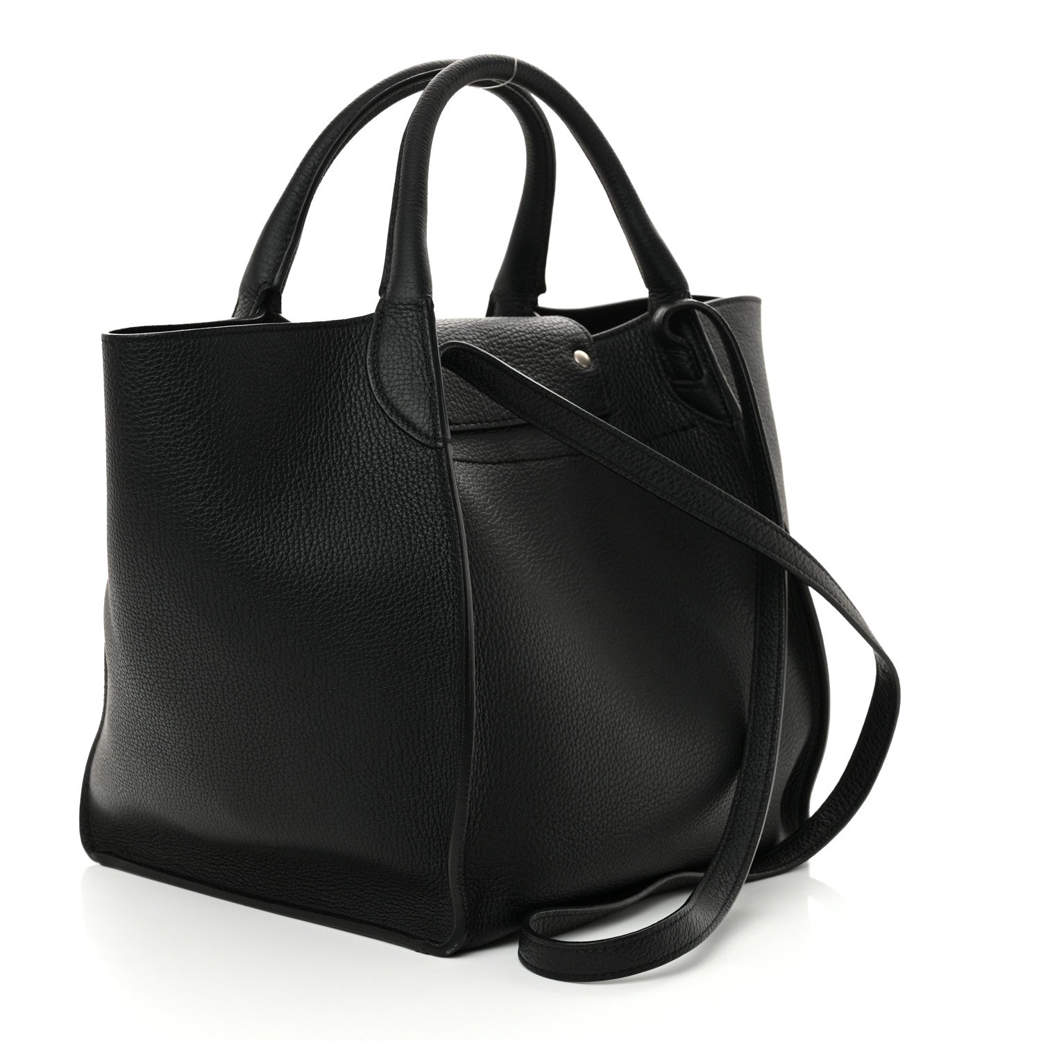 Celine Supple Grained Calfskin Small Long Strap Big Bag Black 3 of 13