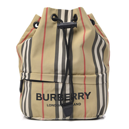 Burberry Econyl Icon Stripe Phoebe Drawcord Pouch Archive Beige 1 of 9
