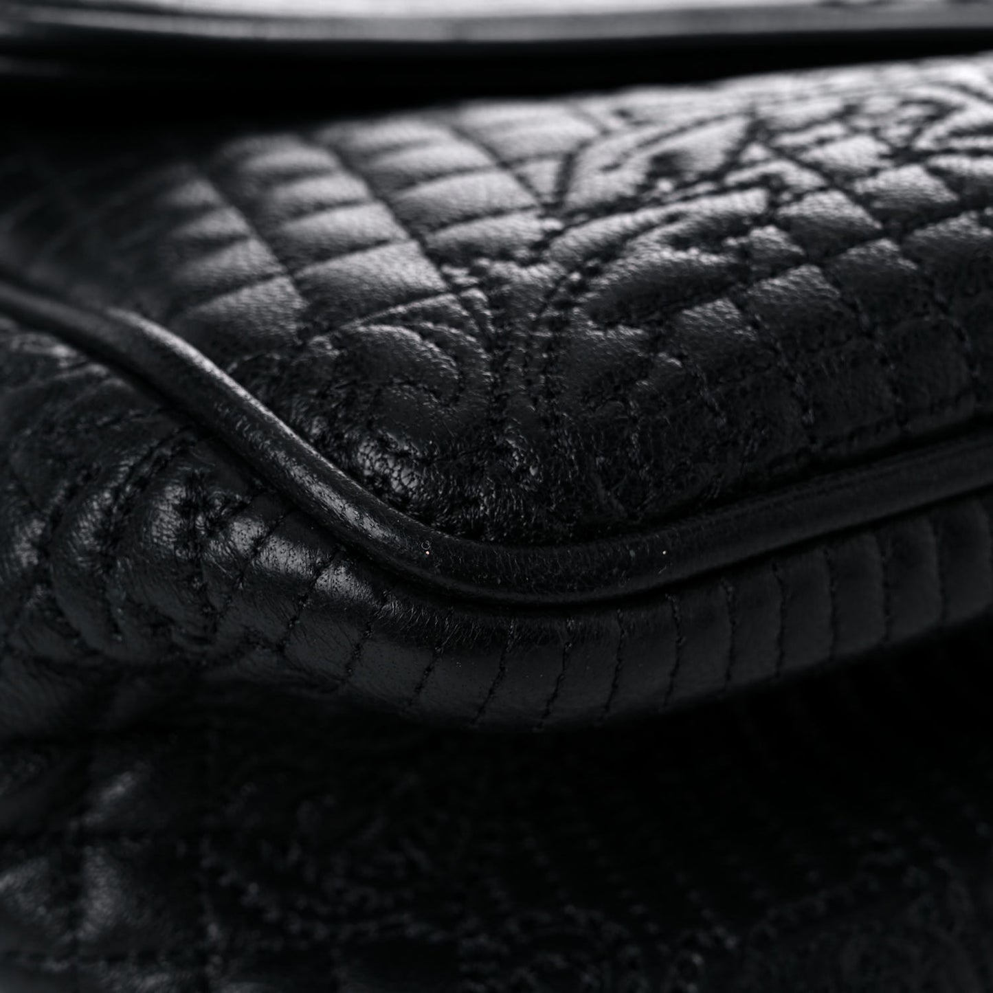 Calfskin Micro Vanitas New Icon Handbag Black