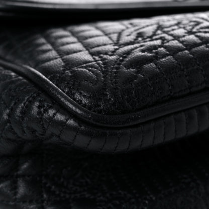 Versace Calfskin Micro Vanitas New Icon Handbag Black 8 of 14