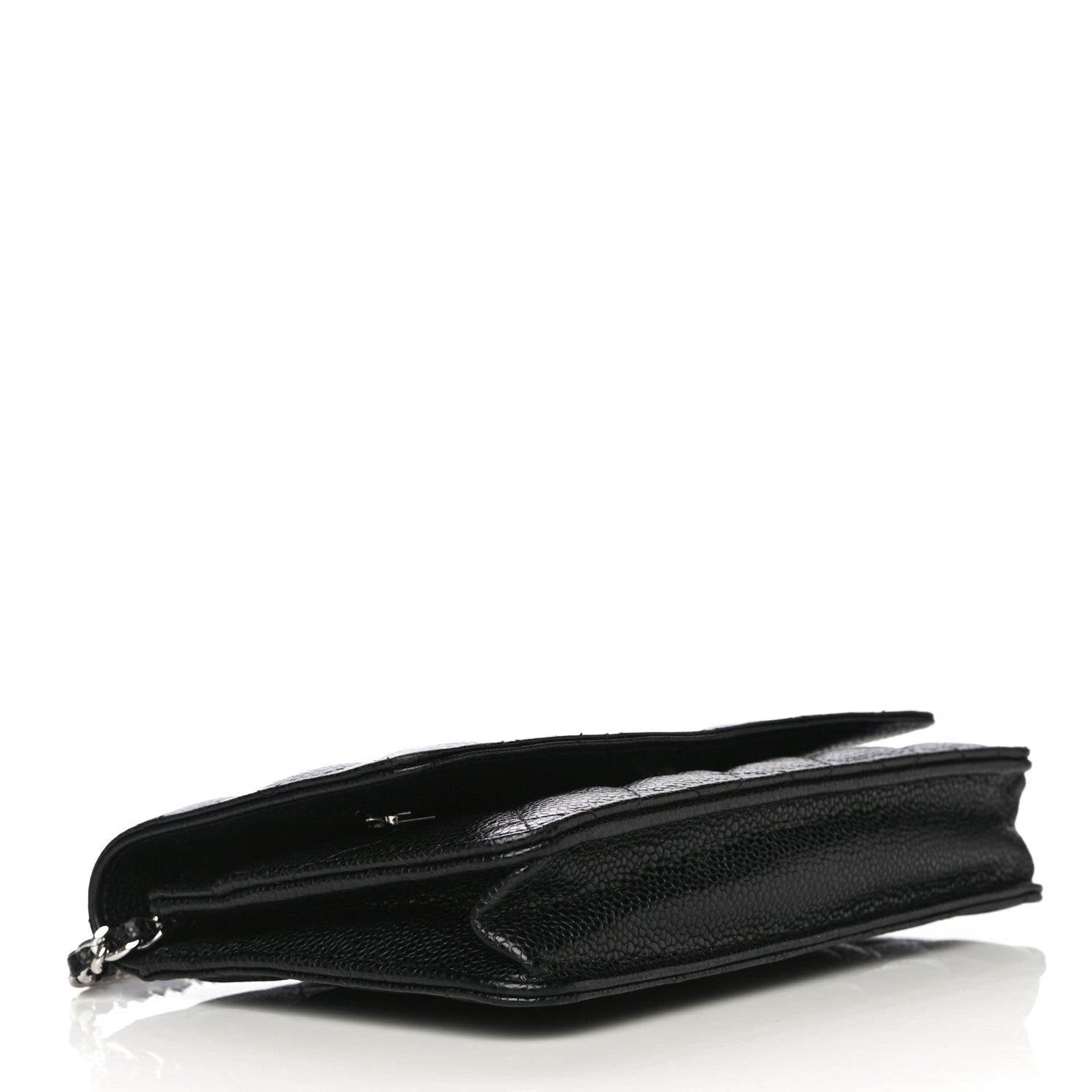 Chanel Caviar Quilted Wallet On Chain WOC Black 4 of 12