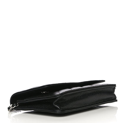 Chanel Caviar Quilted Wallet On Chain WOC Black 4 of 12