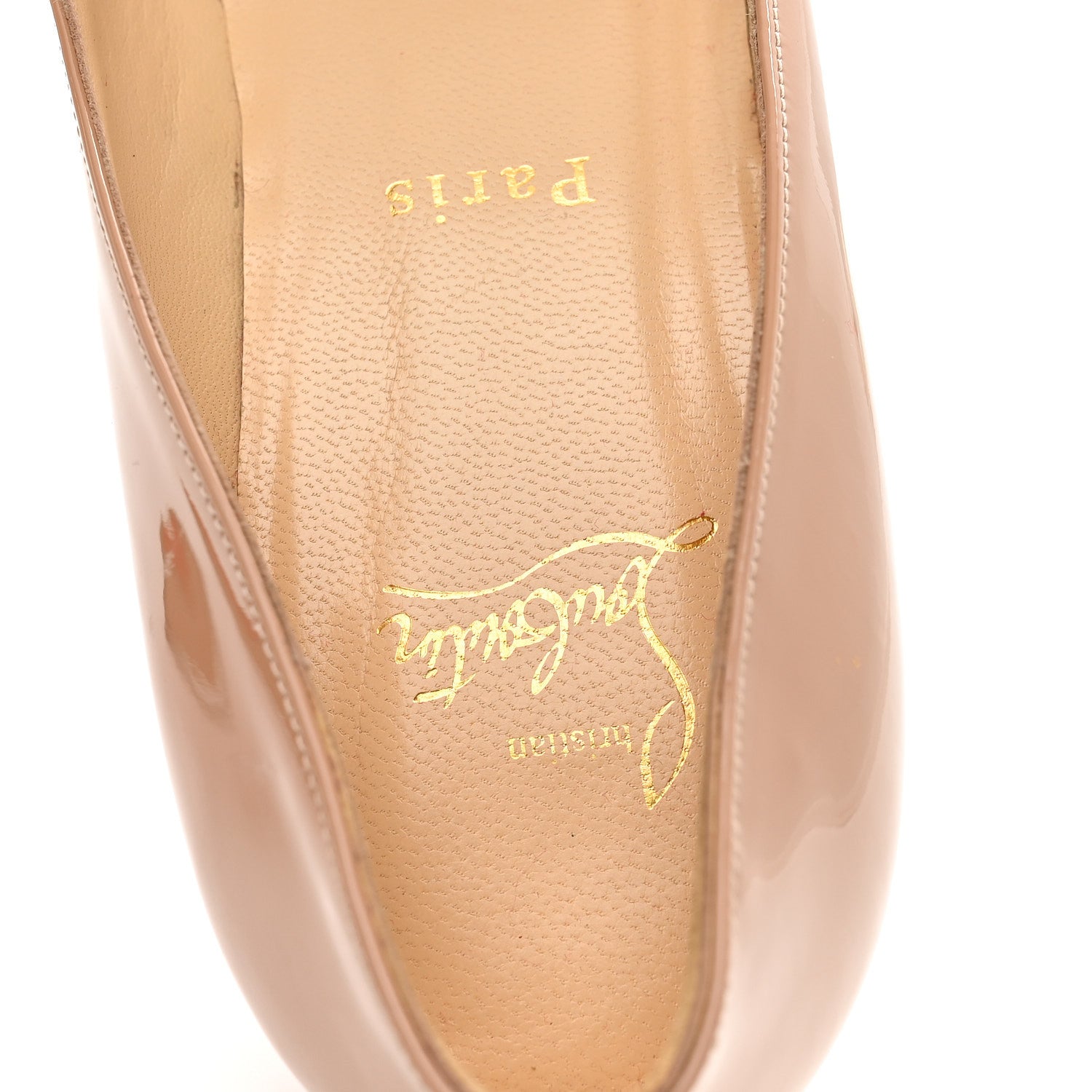 Christian Louboutin Patent Pigalle 85mm Pumps 40 Nude 8 of 9