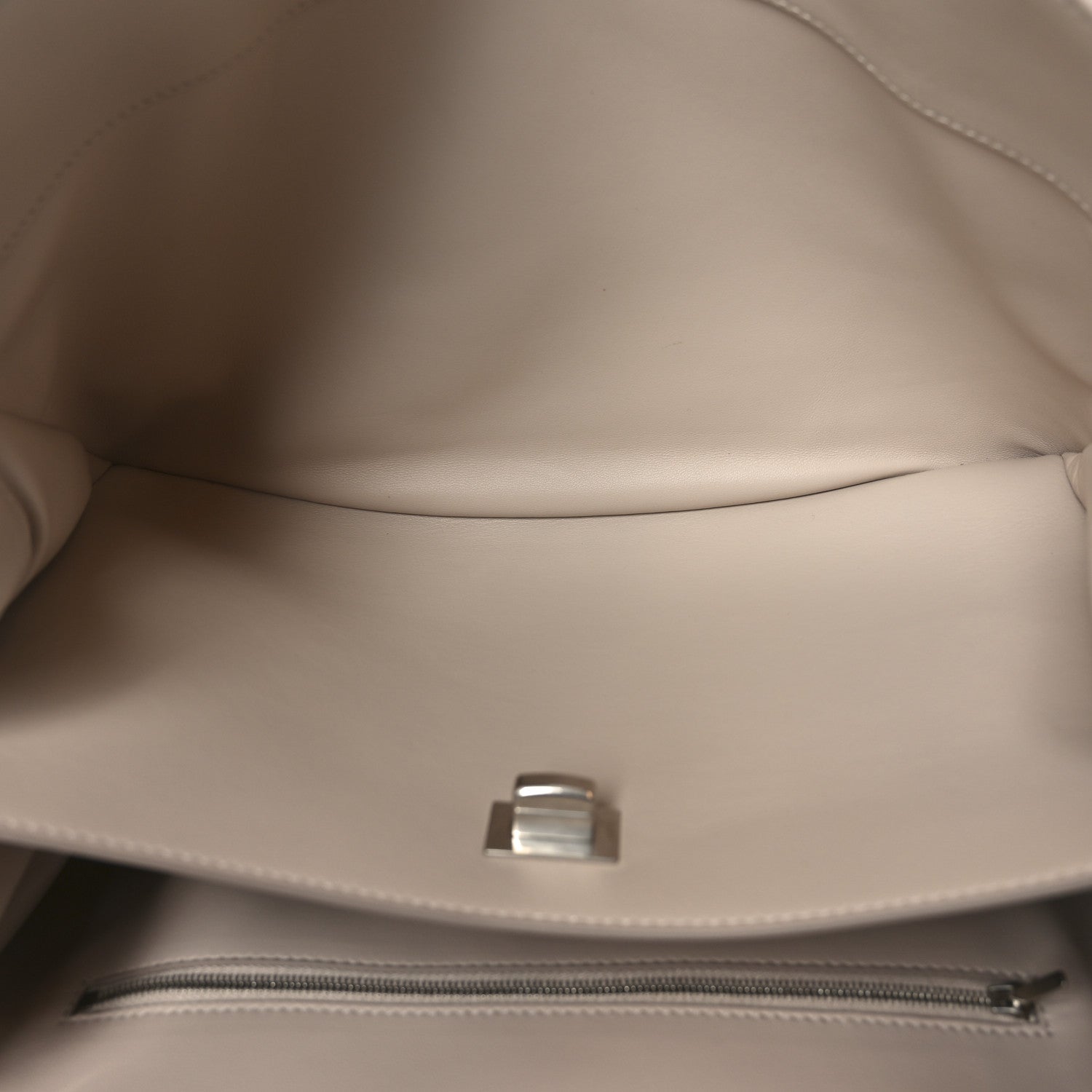 Balenciaga Natural Smooth Calfskin Medium Rodeo Top Handle Handbag Almond 5 of 9