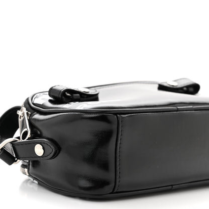 Burberry Coated Canvas Horseferry Print Micro Camera Bag Black 9 of 10