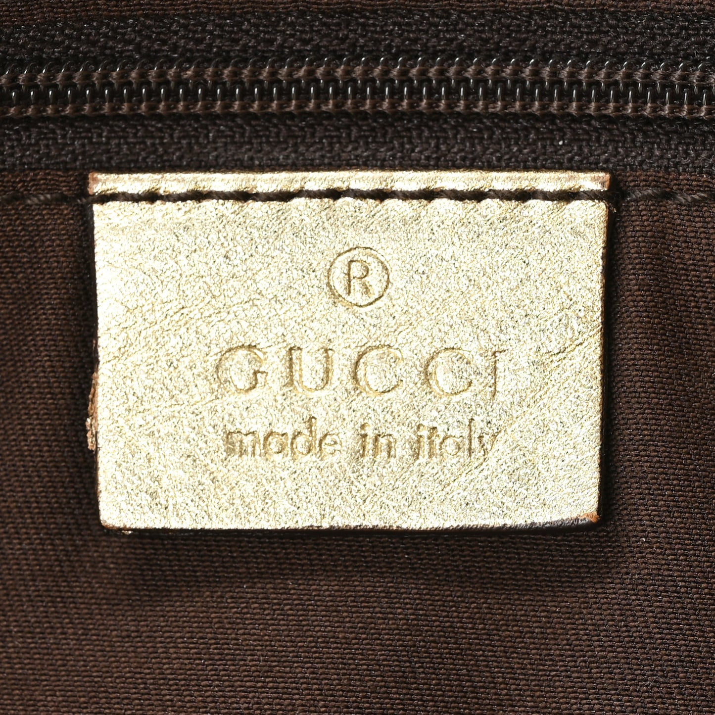 Monogram D Gold Tote Metallic Gold