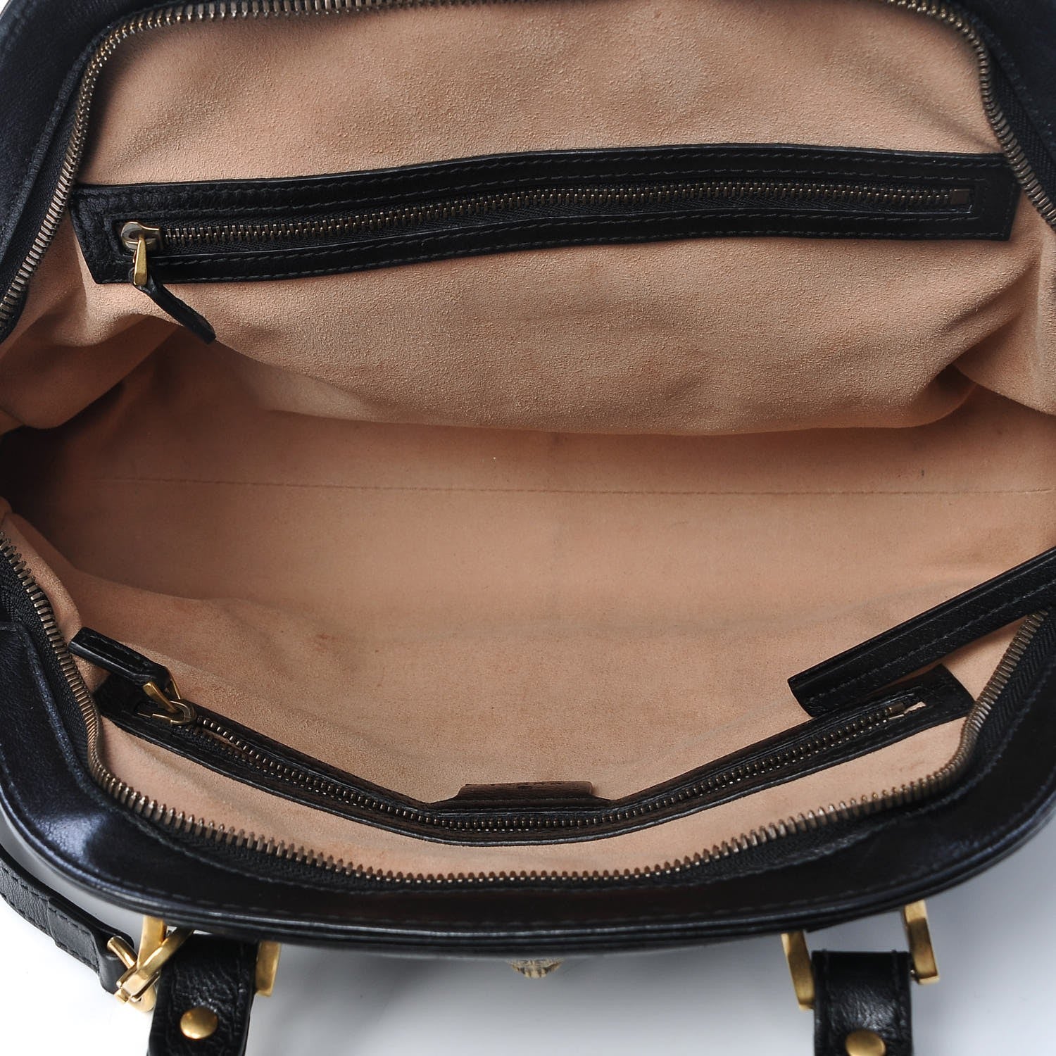 Gucci Calfskin Medium Re(Belle) Top Handle Bag Black 6 of 9