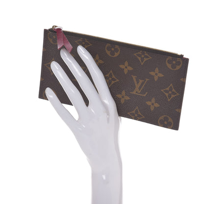 Louis Vuitton Monogram Felicie Chain Wallet Zippered Insert 2 of 6