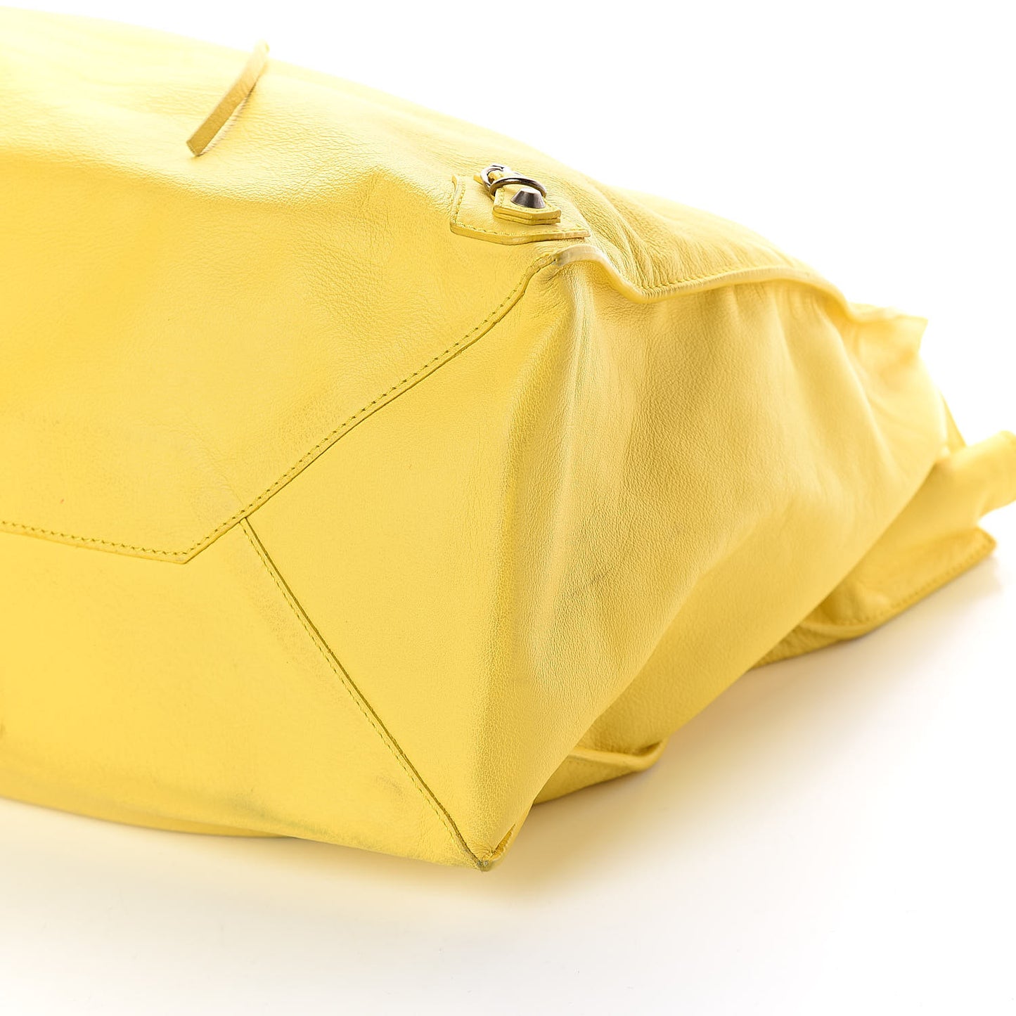 Veau Papier A4 Tote Yellow