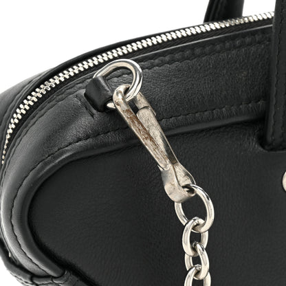Balenciaga Calfskin XS Triangle Chain Duffle Black 12 of 14