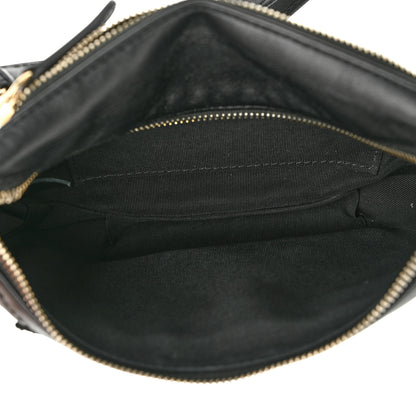 Chanel Lambskin Quilted Waist Bag Fanny Pack Black 5 of 12