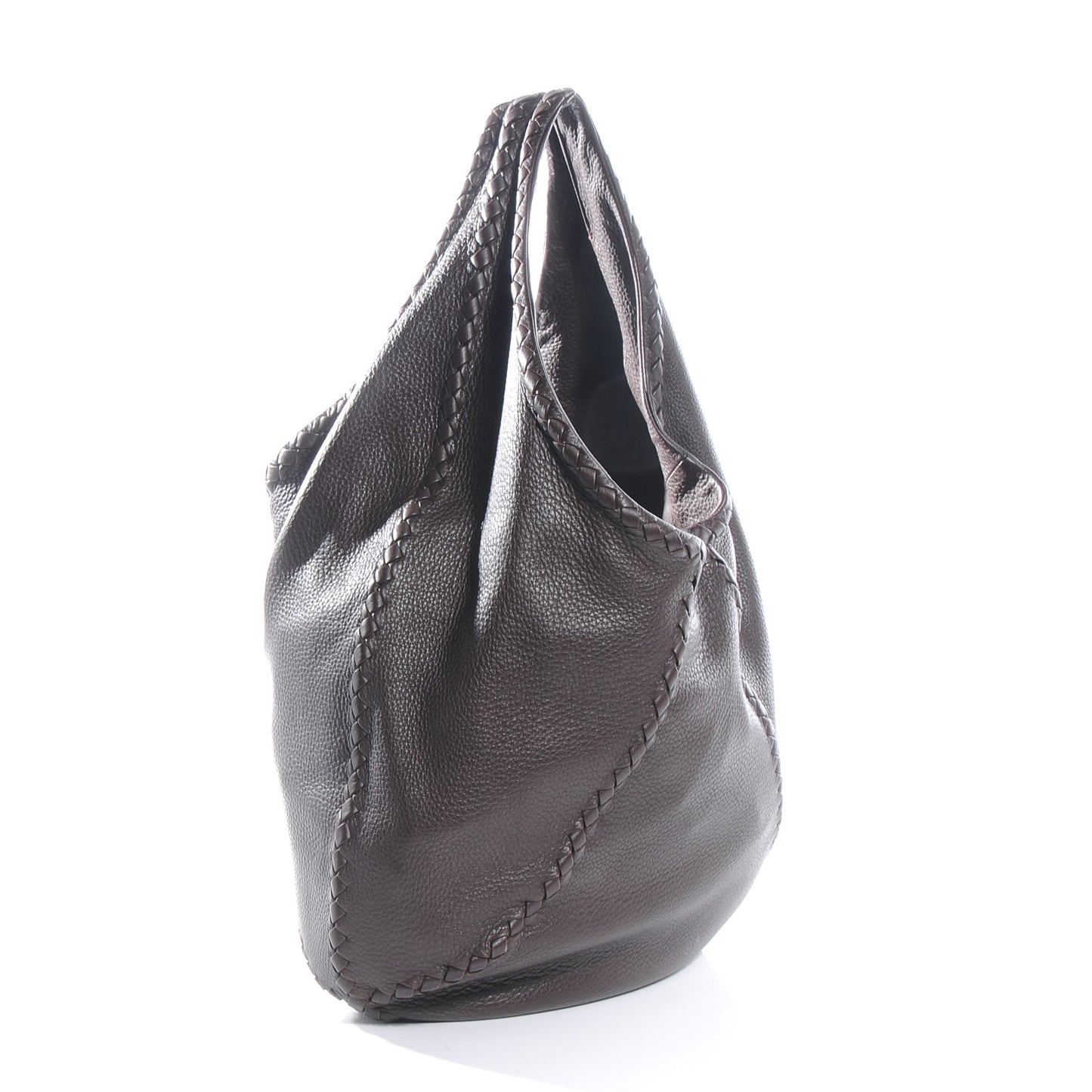 Cervo Deerskin Hobo Ebano
