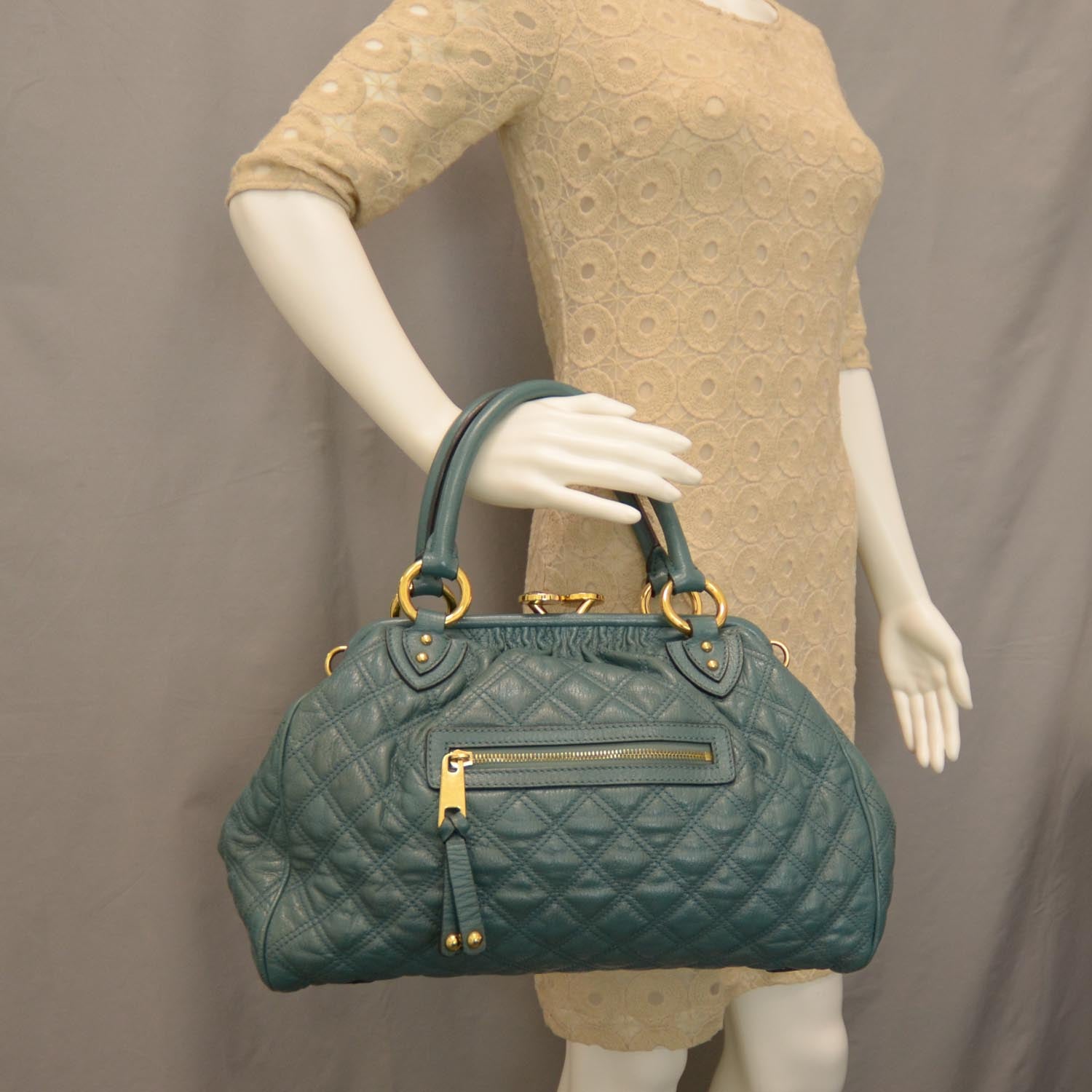 Marc Jacobs Quilted Leather Stam Topaz 2 of 7