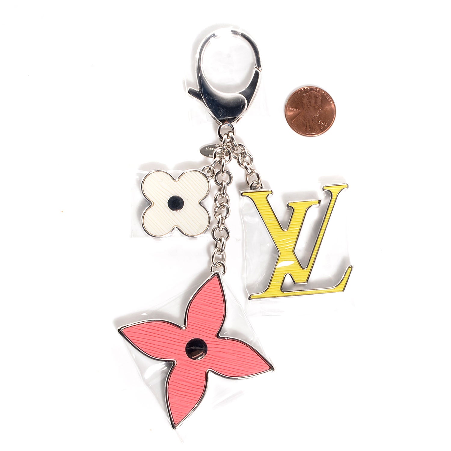 Louis Vuitton Fleur d'Epi Bag Charm Multicolor 2 of 6