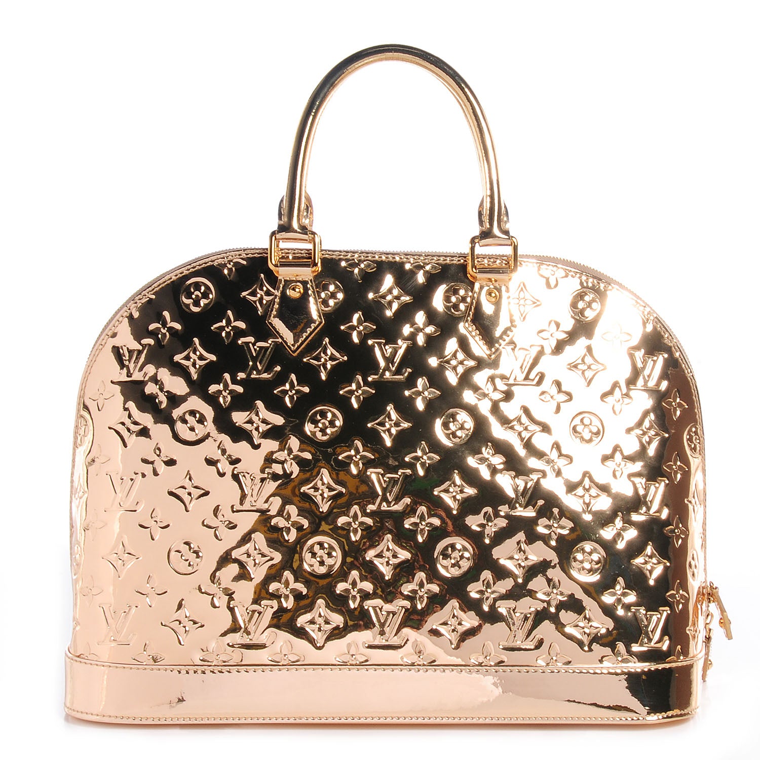 Louis Vuitton Monogram Miroir Alma MM Gold 1 of 8