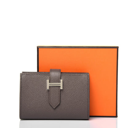 Hermes Epsom Mini Bearn Wallet Etain 12 of 12