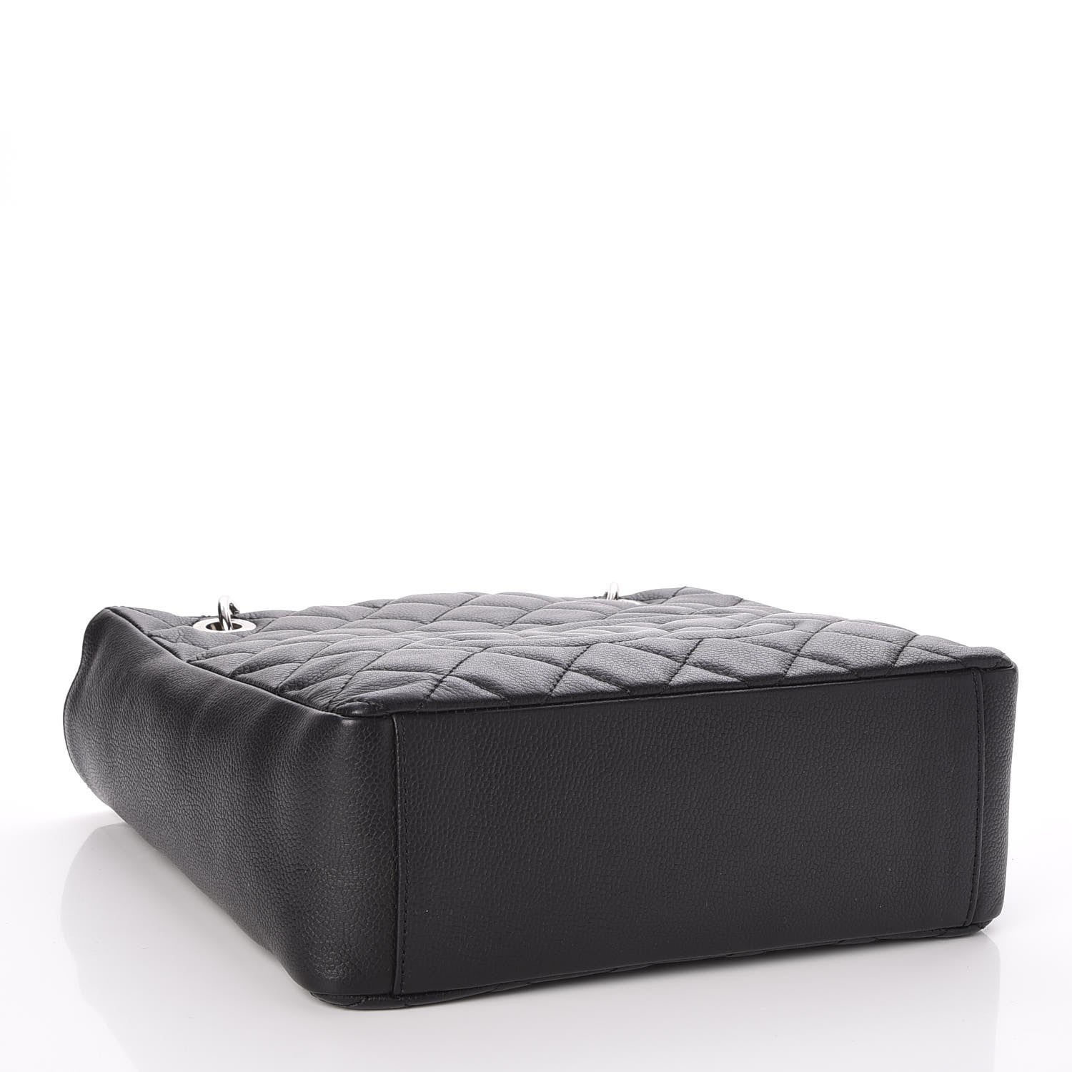 Chanel Caviar Quilted Petit Shopping Tote PST Black 4 of 8