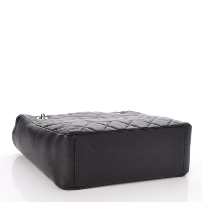 Chanel Caviar Quilted Petit Shopping Tote PST Black 4 of 8