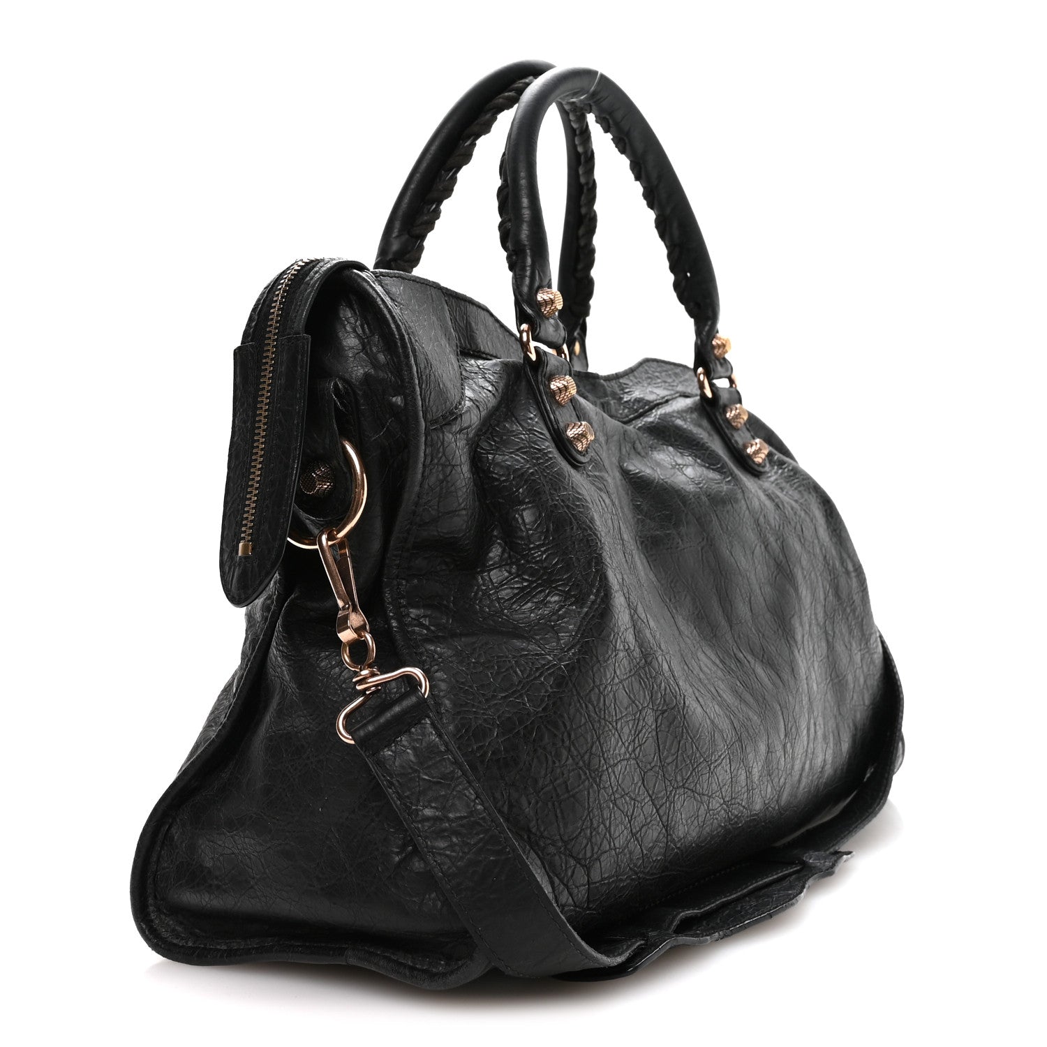 Balenciaga Agneau Giant 12 Rose Gold Hardware City Black 4 of 13