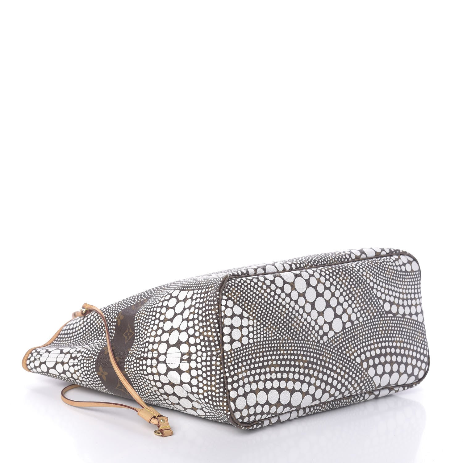 Louis Vuitton Monogram Kusama Waves Neverfull MM White 4 of 9