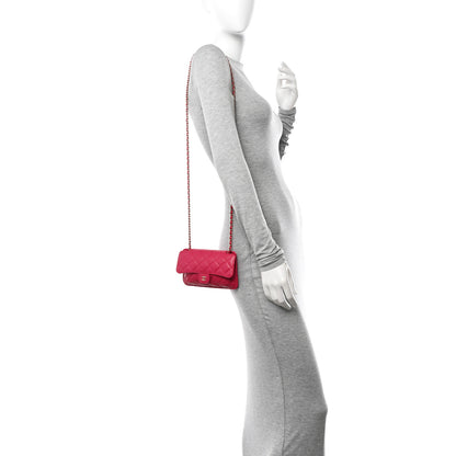 Chanel Caviar Fabric Quilted Foldable Tote With Chain Pink Multicolor 2 of 18