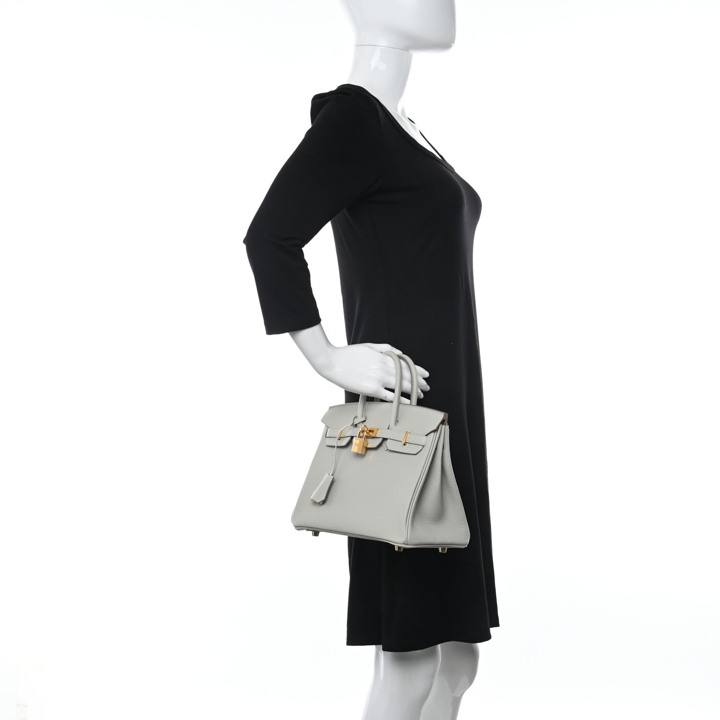 Togo Birkin 25 Gris Perle