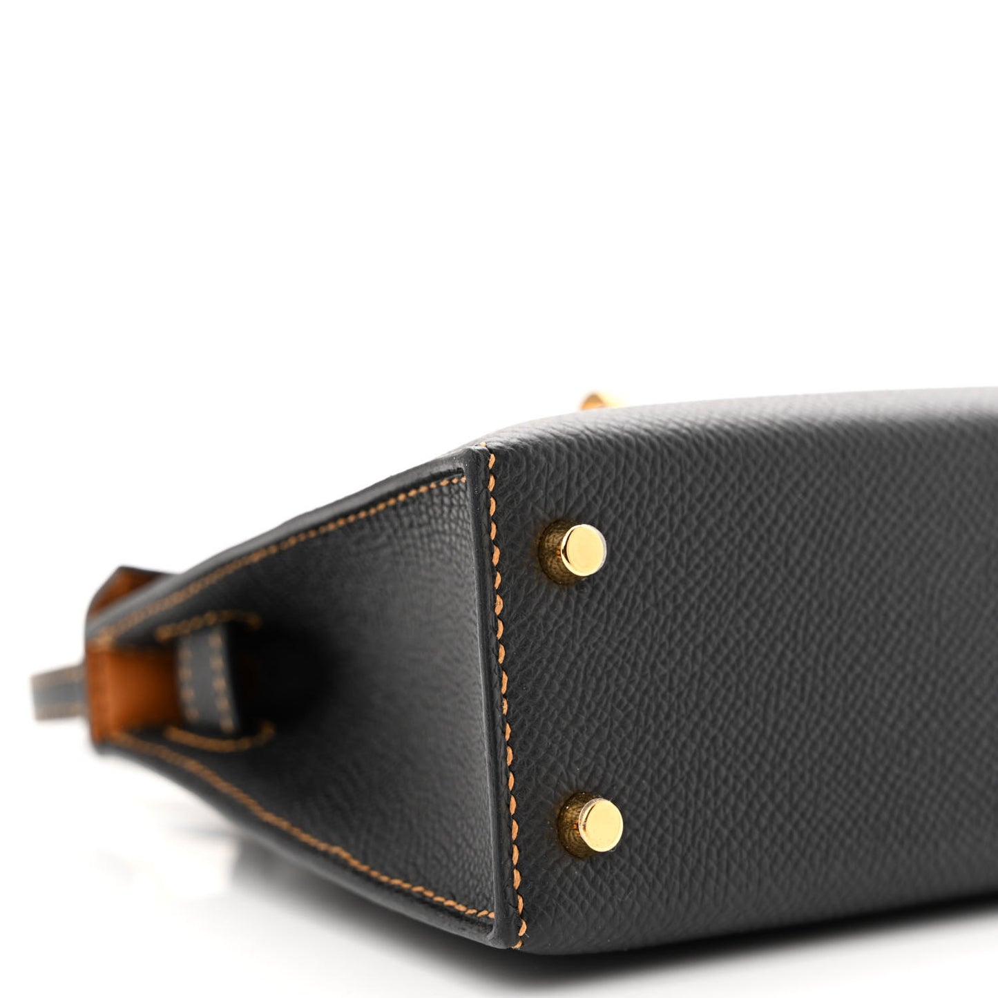 Epsom Horseshoe Mini Kelly Sellier 20 Black Natural Sable